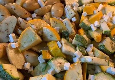 Gemüse aus dem Dampfgarer