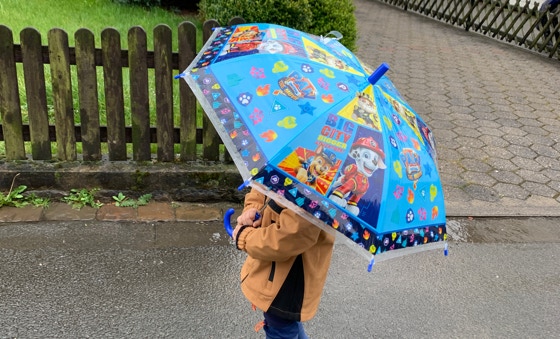 Spaziergang im Regen